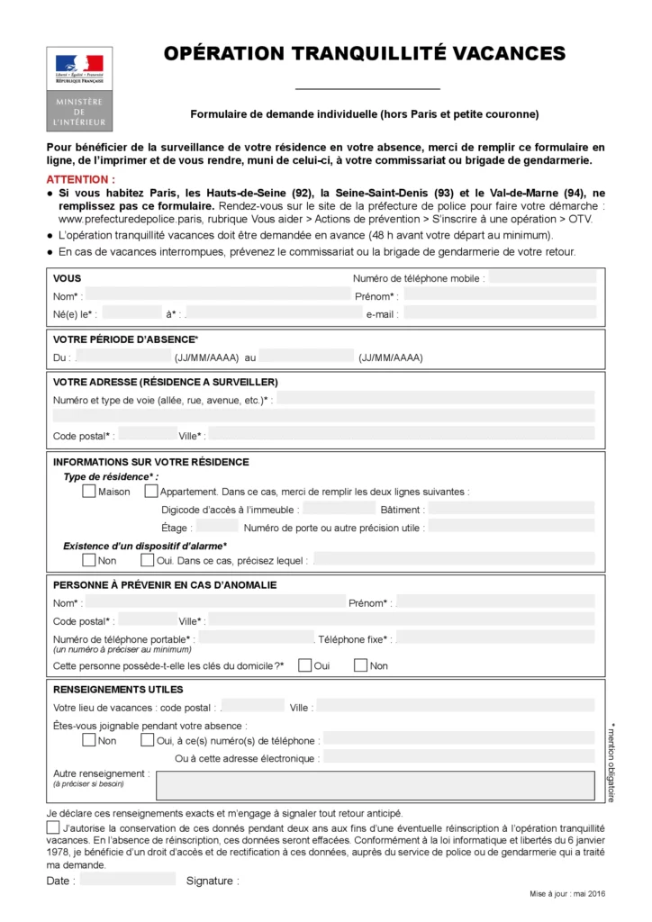 Opération Tranquillité Vacances : partez avec l'esprit serein 1 formulaire_operation-tranquillite-vacances - Choisy-le-Roi