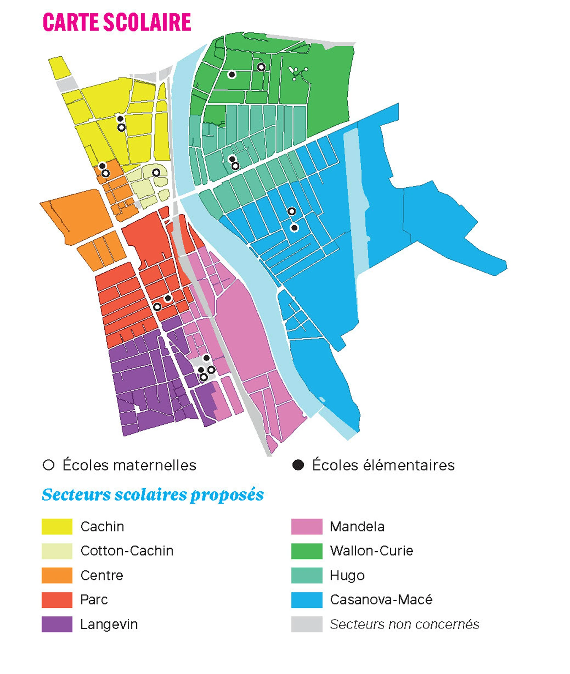 Inscriptions scolaires et démarches 1 Carte scolaire