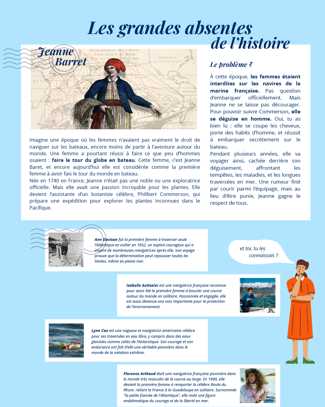 À la découverte des navigatrices