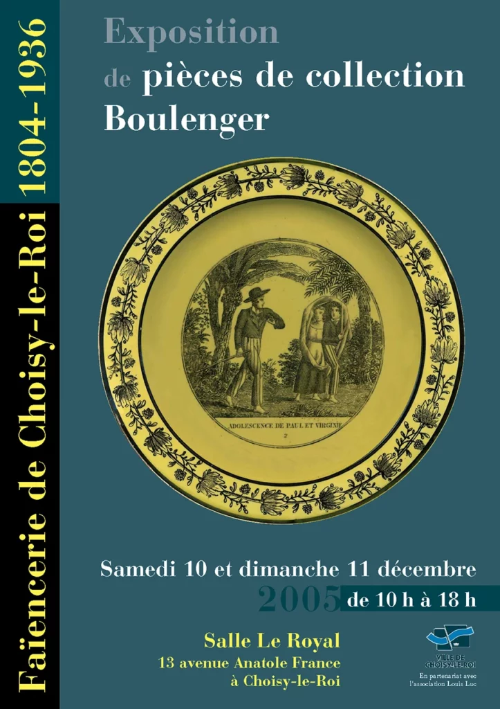 Couverture - La faïencerie Hippolyte Boulenger et Cie
