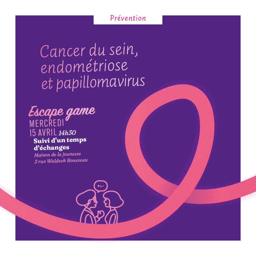 mairie choisyleroi evenement prevention sante endometriose cancer sein papillomavirus escape game 150426