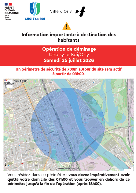 Flyer opération déminage